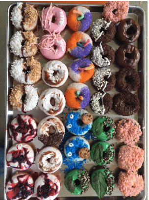 Assorted cake donuts