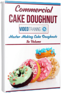 Commercial cake donut recipe training book
