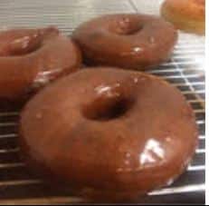 Chocolate raise glazed donuts